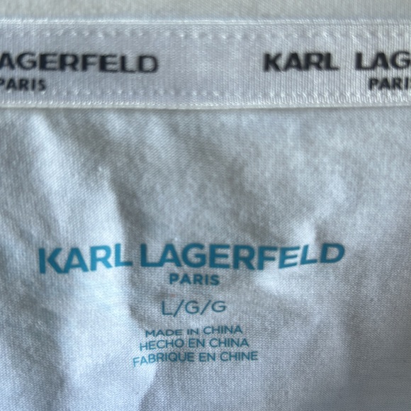 KARL LAGERFELD NWT TEE T SHIRT Large - Picture 4 of 7